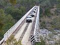 14-Zerba leads the convoy across McKil-lops Bridge